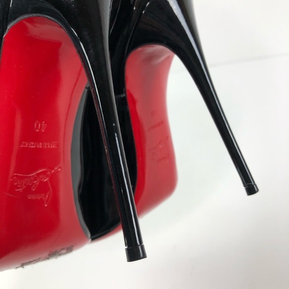 Christian louboutin black patent Heel - Picture 9 of 13